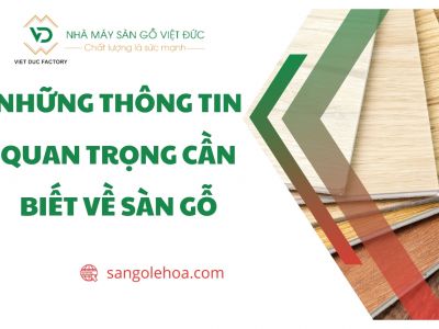 Những thông tin quan trọng cần biết về sàn gỗ