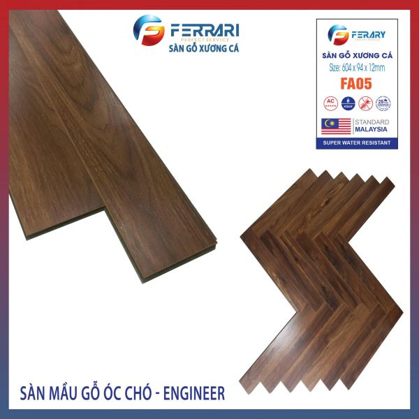 Sàn Gỗ Ferari 12mm - FA05