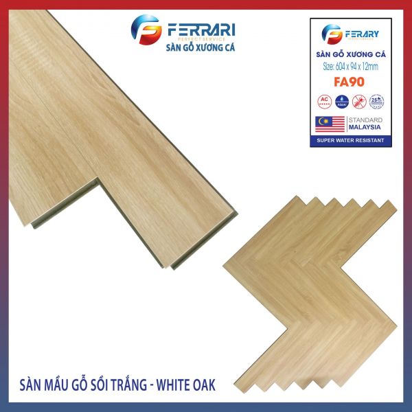 Sàn Gỗ Ferari 12mm - FA90